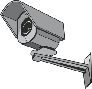 Vector miniaturilor de camera CCTV în aer liber
